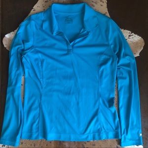 Slazenger long sleeve performance polo size small